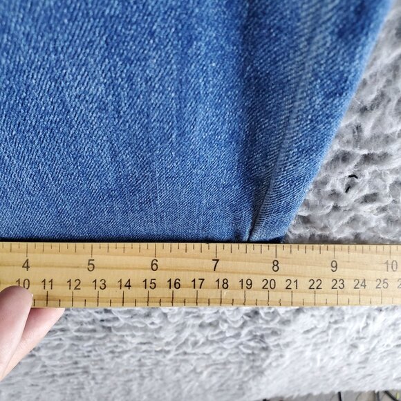 Old Navy Jeans Womens Size 12 Tall Blue Mid-Rise Wow Boot-Cut Denim Durable Styl - Picture 7 of 16